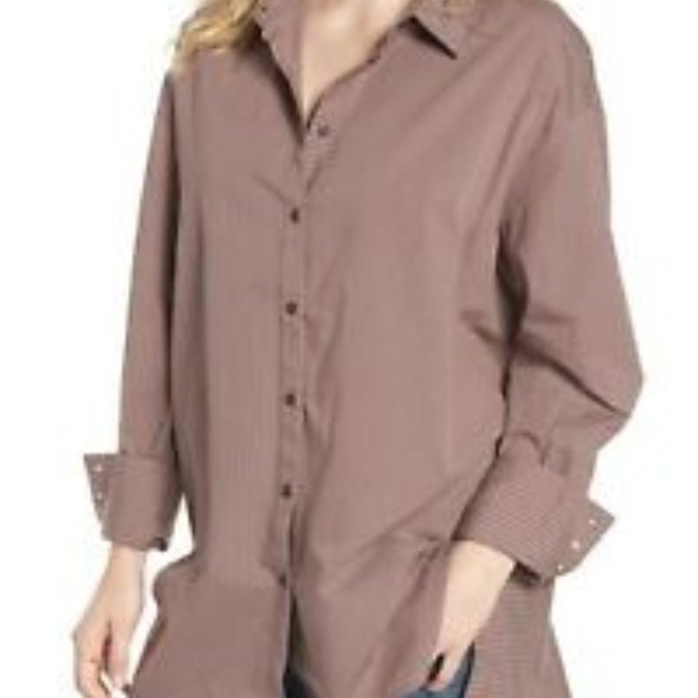 Free People Lakehouse Oversized Button Down Shirt